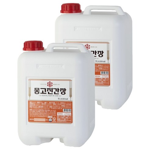 몽고진간장, 2개, 9L