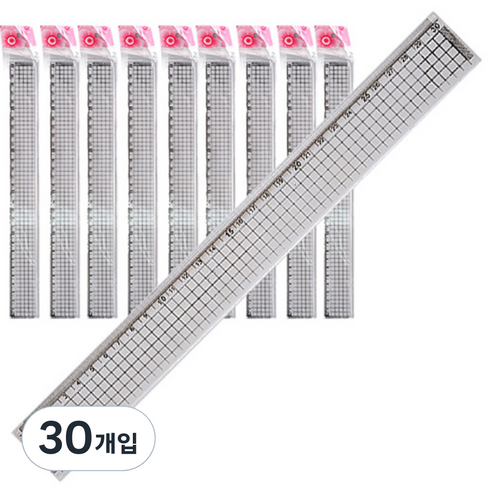 블루마토 30cm 자H, 혼합 색상, 30개입