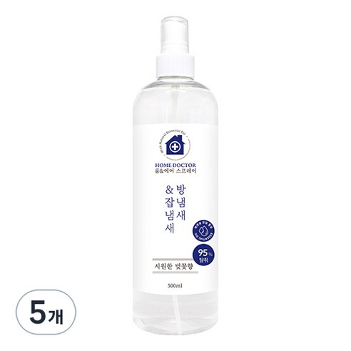 홈닥터 룸 & 에어 스프레이 방냄새 & 잡냄새, 5개, 500ml