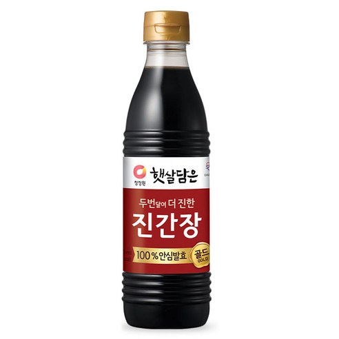 햇살담은 두번달여 더 진한 진간장 골드, 500ml, 1개