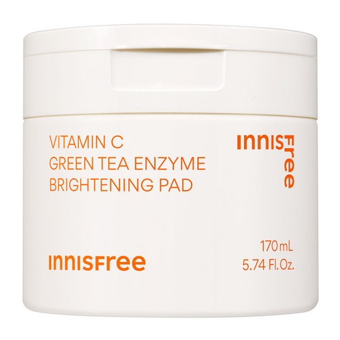 이니스프리 비타C 그린티 엔자임 잡티 토닝 패드 170ml, 60개입, 1개
바디 이니스프리 비타C 그린티 엔자임 잡티 토닝 패드 170ml, 60개입, 1개
바디