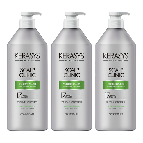 케라시스 두피 클리닉 단백질 컨디셔너, 980ml, 3개