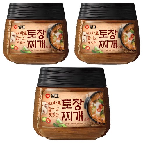 샘표 토장찌개 양념, 910g, 3개