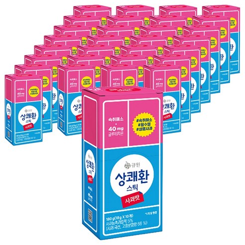 상쾌환 스틱 사과맛, 18g, 50개