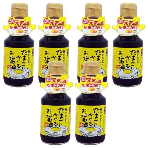 테라오카 계란에 뿌리는 간장소스, 150ml, 6개