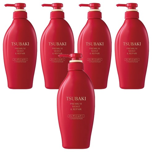츠바키 프리미엄 모이스트 & 리페어 컨디셔너, 5개, 450ml