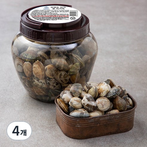 단디프레시 안면도 단지 참바지락, 1kg, 4개