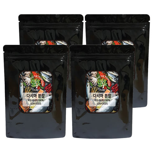 스쿨아이 다시마 분말 국내산, 200g, 4개