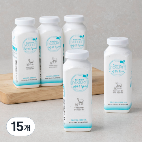 이담 산양우유 플레인 요구르트, 150ml, 15개
