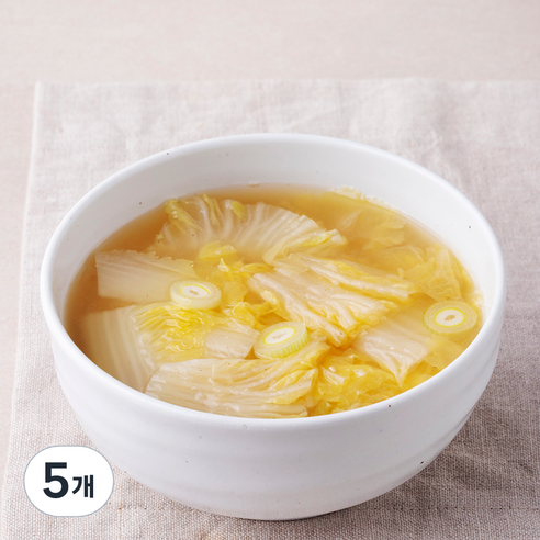 바다원 초이스쿡 배추된장국, 600g, 5개