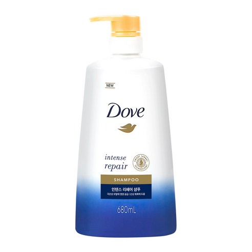 도브 인텐스 리페어 샴푸, 680ml, 6개