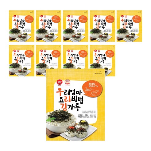바다모아 우리엄마 요리비법 김가루, 60g, 10개