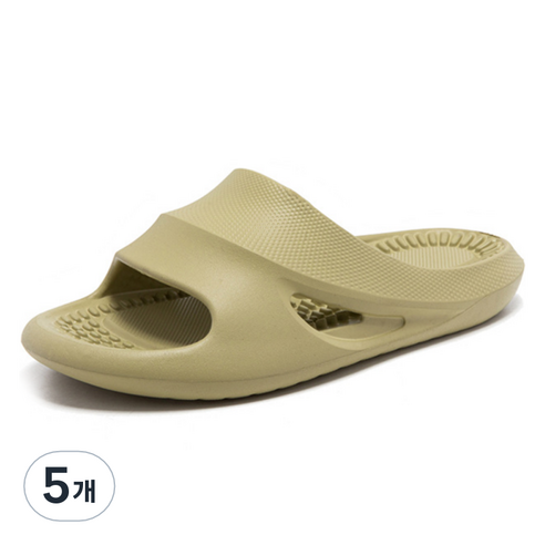 보니토리 발마사지 곡선 지압 슬리퍼 240mm, 그린, 5개