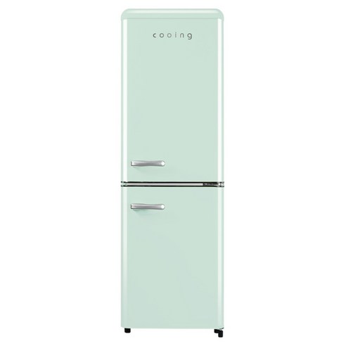 쿠잉전자 레트로 콤비 151L 2도어 냉장고 방문설치, REF-C153S