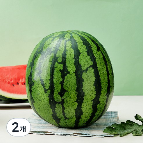 당도선별 11brix 수박, 8kg 미만, 2개