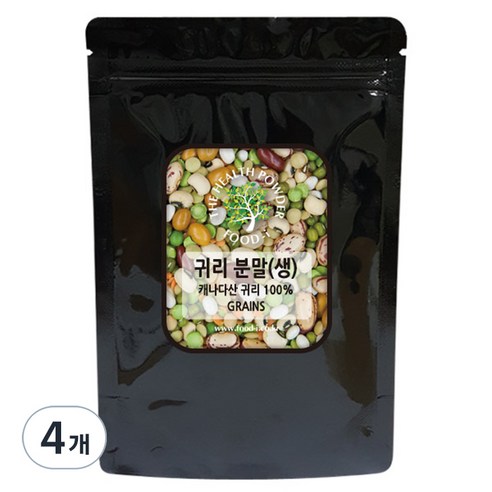 귀리 분말 생, 500g, 4개