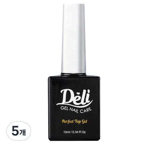 델리뷰티 퍼팩트 피니쉬 탑젤 10ml, 5개