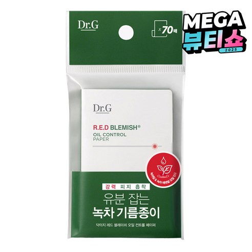 닥터지 레드 블레미쉬 오일 컨트롤 페이퍼, 70매입, 1개