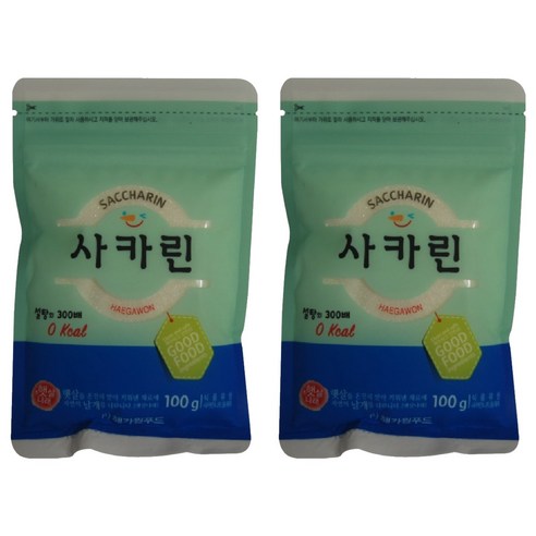 해가원 햇살나래 사카린, 100g, 2개
