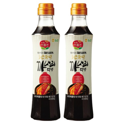 농협 아름찬 까나리액젓, 500g, 2개