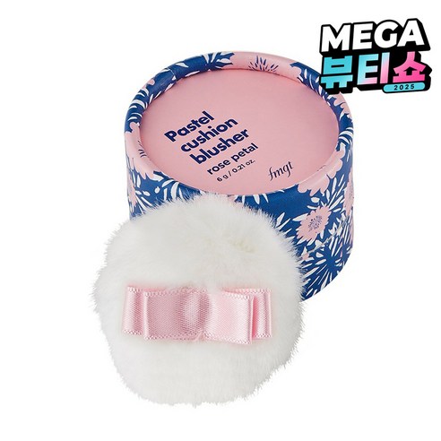 더페이스샵 파스텔 쿠션 블러셔 6g, 06 로즈페탈, 1개