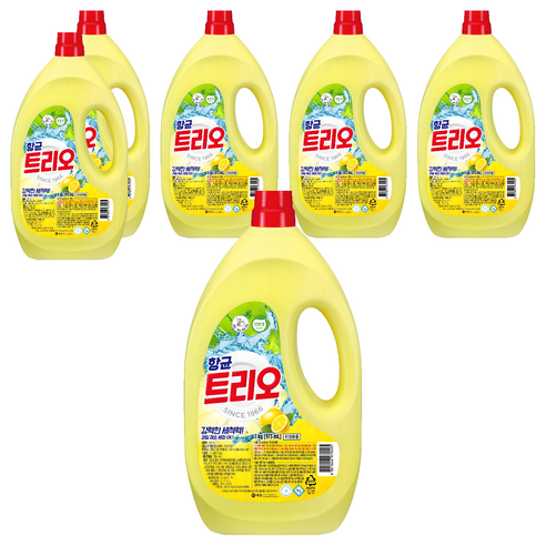 트리오 주방세제, 1kg, 6개