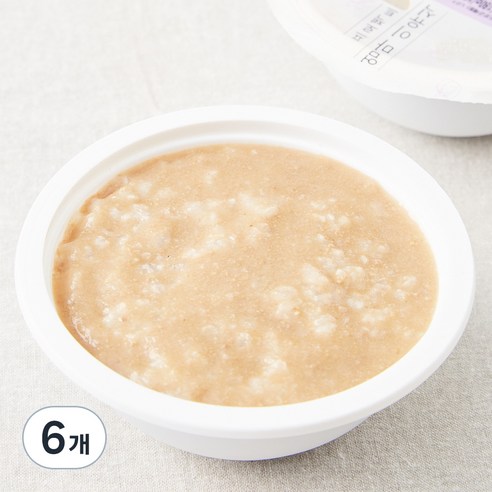 엘빈즈 중기2 7~10개월 엄마이유식 프로젝트 한우듬뿍 흰콩죽, 180g, 6개, 혼합맛(한우/흰콩)