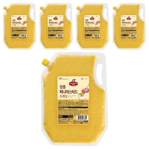 쉐프원 정통 허니머스타드 드레싱, 5개, 2kg