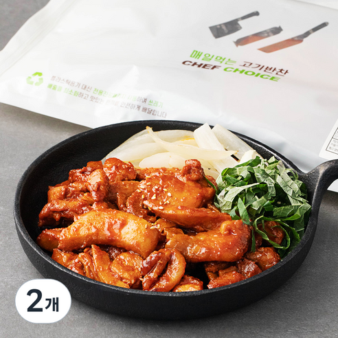 셰프초이스 춘천식 닭갈비, 600g, 2개