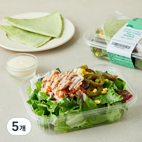 프레밀 칠리칠리 타코 샐러드, 255g, 5개