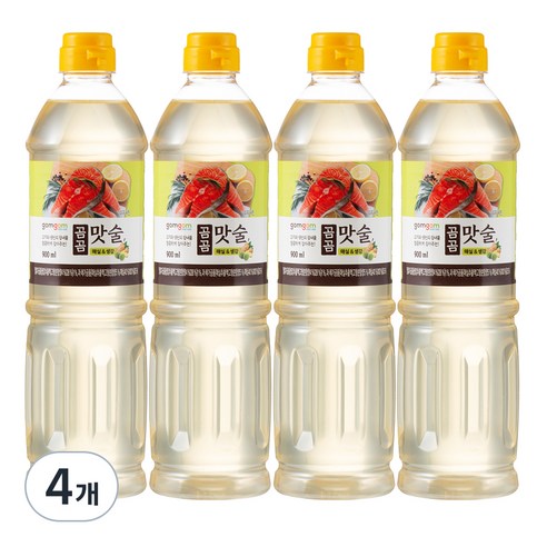 곰곰 맛술 매실&생강, 900ml, 4개