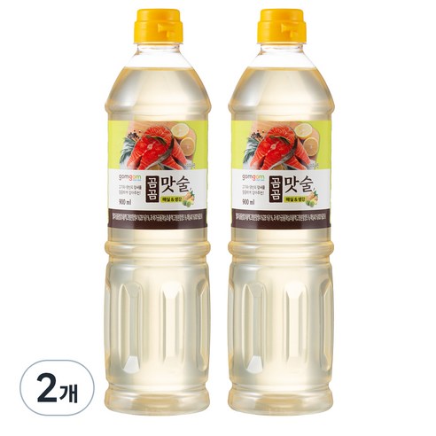 곰곰 맛술 매실&생강, 900ml, 2개
