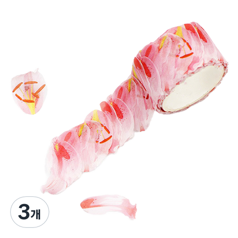 라이크존 접착 종이 마스킹테이프, 타입12, 3개