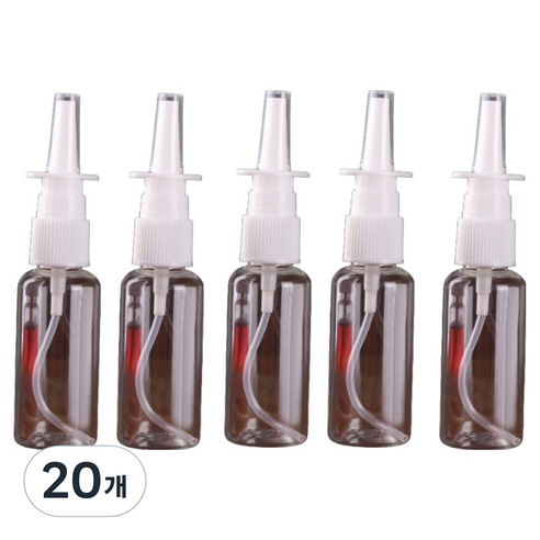포근상점 코스프레이 식염수 세척 공병 투명 30ml, 20개
