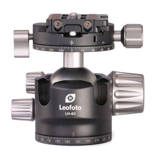 레오포토 볼헤드 파노라마 패닝 클램프, LH-40R+NP-60 (블랙+실버), 1개