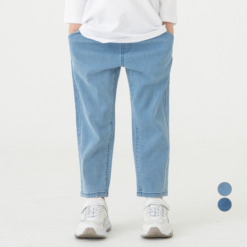 롤리트리 아동용 배기 데님팬츠