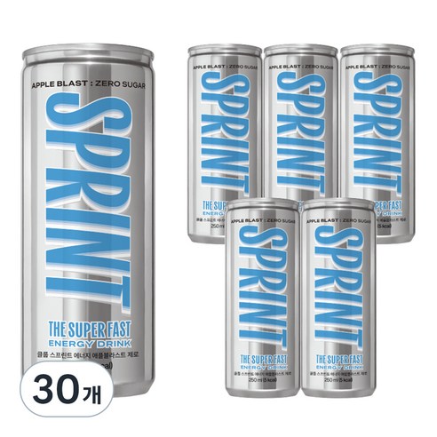 클룹 스프린트 에너지 애플블라스트 제로, 30개, 250ml