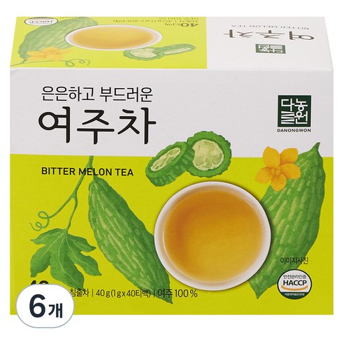 다농원 여주차, 1g, 40개입, 6개