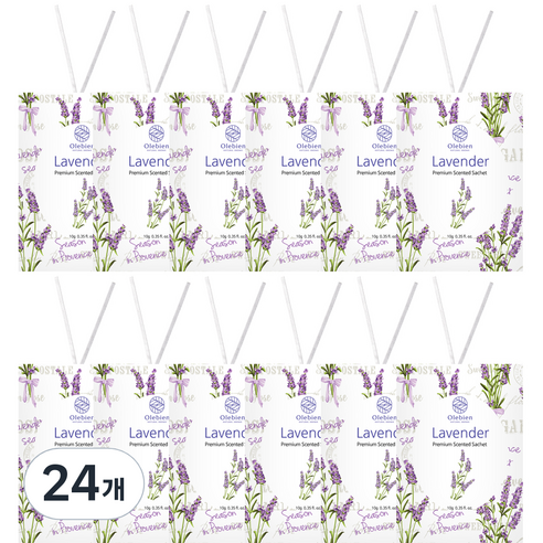 올레비엔 센티드 사쉐 라벤더 본품, 10g, 24개