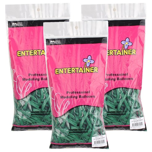 네오룬스 260N 요술풍선 100p, 스탠다드그린, 3개