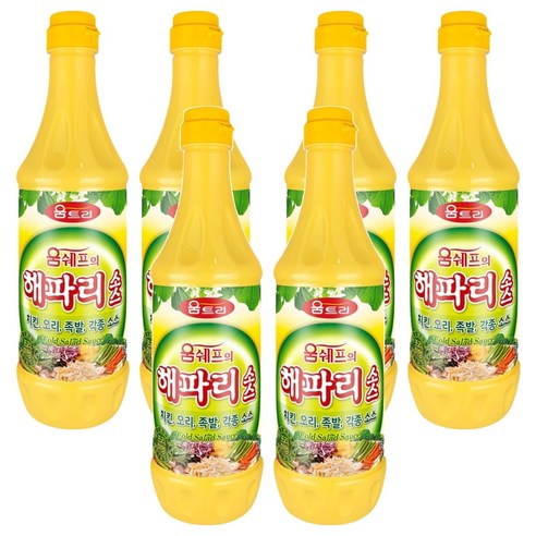 움트리 해파리 양념 소스, 930g, 6개