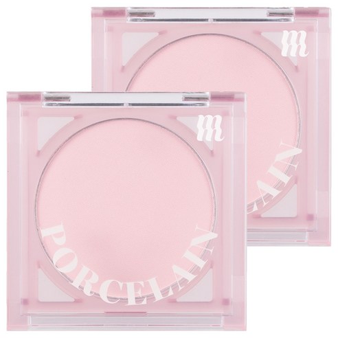 머지 포셀린 치크 블러셔 4.2g, 페어링 핑크, 2개