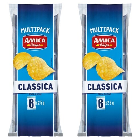 아미카 오리지널 감자칩 멀티팩, 150g, 2개