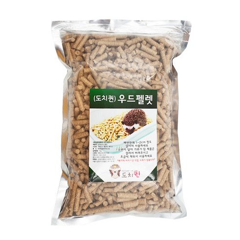 도치퀸 고슴도치 화장실용 우드펠렛, 10kg, 1개