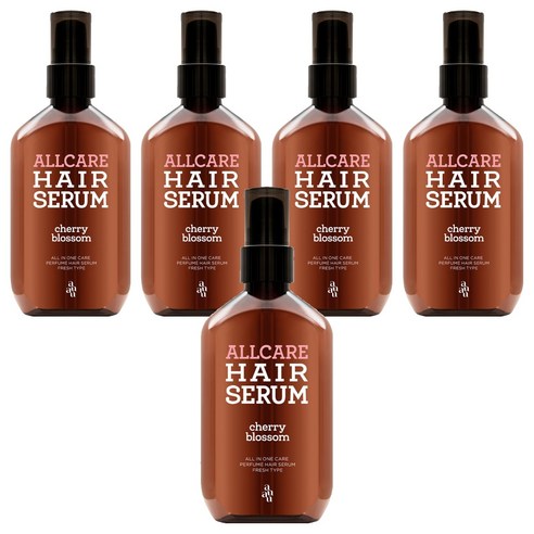 아유아유 올케어 헤어세럼 체리블러썸향, 100ml, 5개