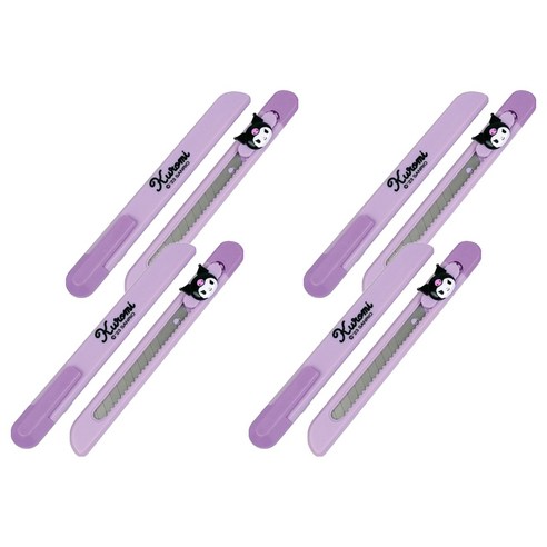 바이하츠 포켓 커터칼 소 P-KUCT, 쿠로미, 4개