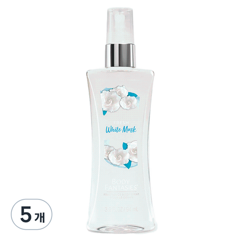 바디판타지 시그니처 바디미스트 프레시화이트머스크, 94ml, 5개