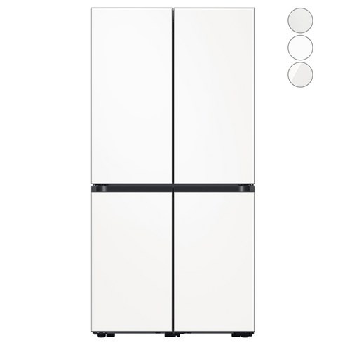 [색상선택형] 삼성전자 비스포크 4도어 키친핏 냉장고 615L 방문설치, RF60B91Y3AP