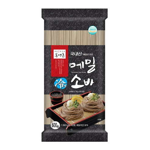 봉평촌 메밀소바, 600g, 1개