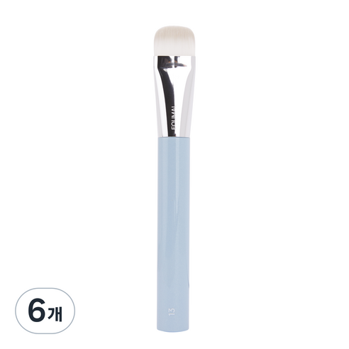 에크멀 이지 브러쉬 에이에이 쇼트 페이스 13, 혼합색상, 6개